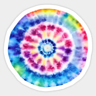 Tiey Dye Circle Yoga Design Sticker